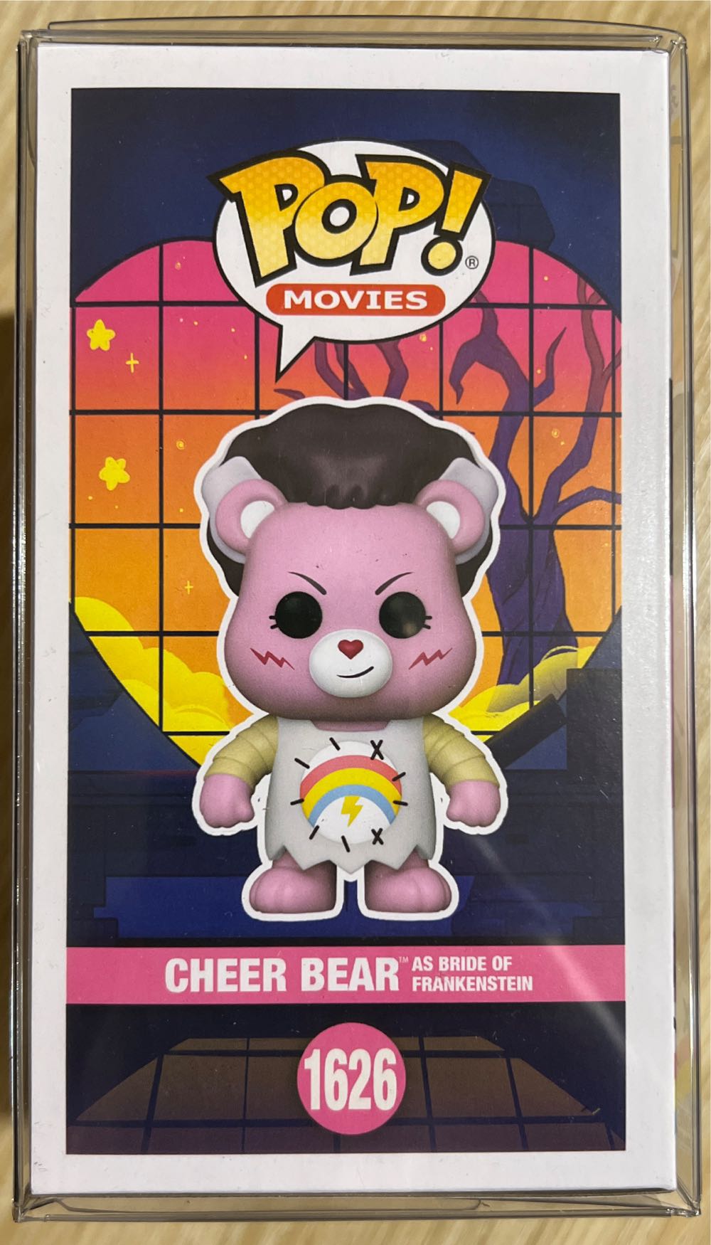 Care Bear Monsters - Cheer Bear as Bride of Frankenstein - Disney Remix vinyl figure collectible [Barcode 889698815376] - Main Image 2