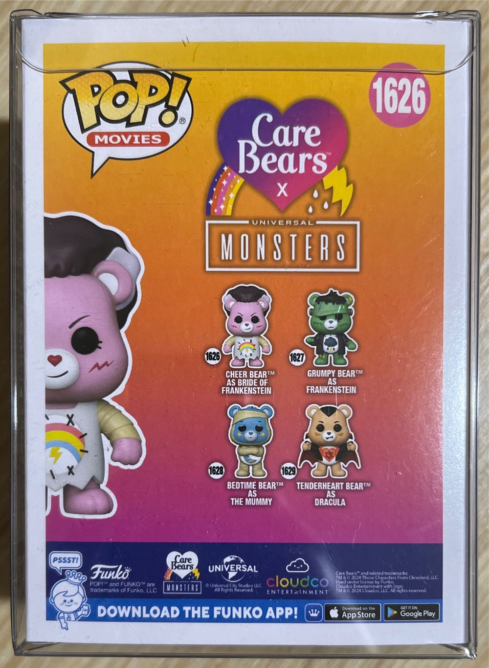 Care Bear Monsters - Cheer Bear as Bride of Frankenstein - Disney Remix vinyl figure collectible [Barcode 889698815376] - Main Image 3