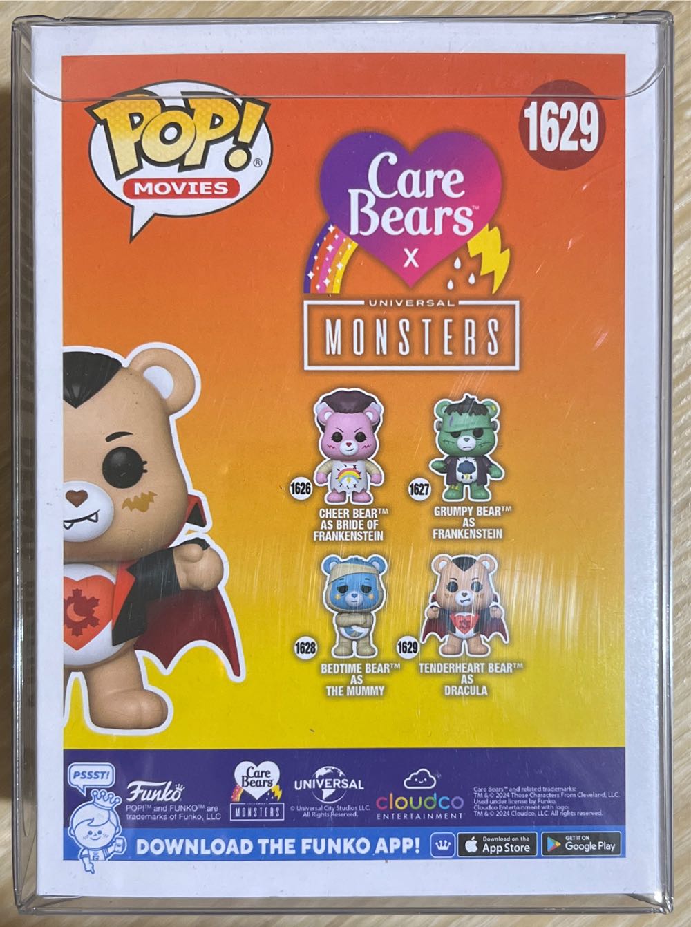 Tenderheart Bear as Dracula (Holiday), #1629 - Funko vinyl figure collectible [Barcode 889698815390] - Main Image 3