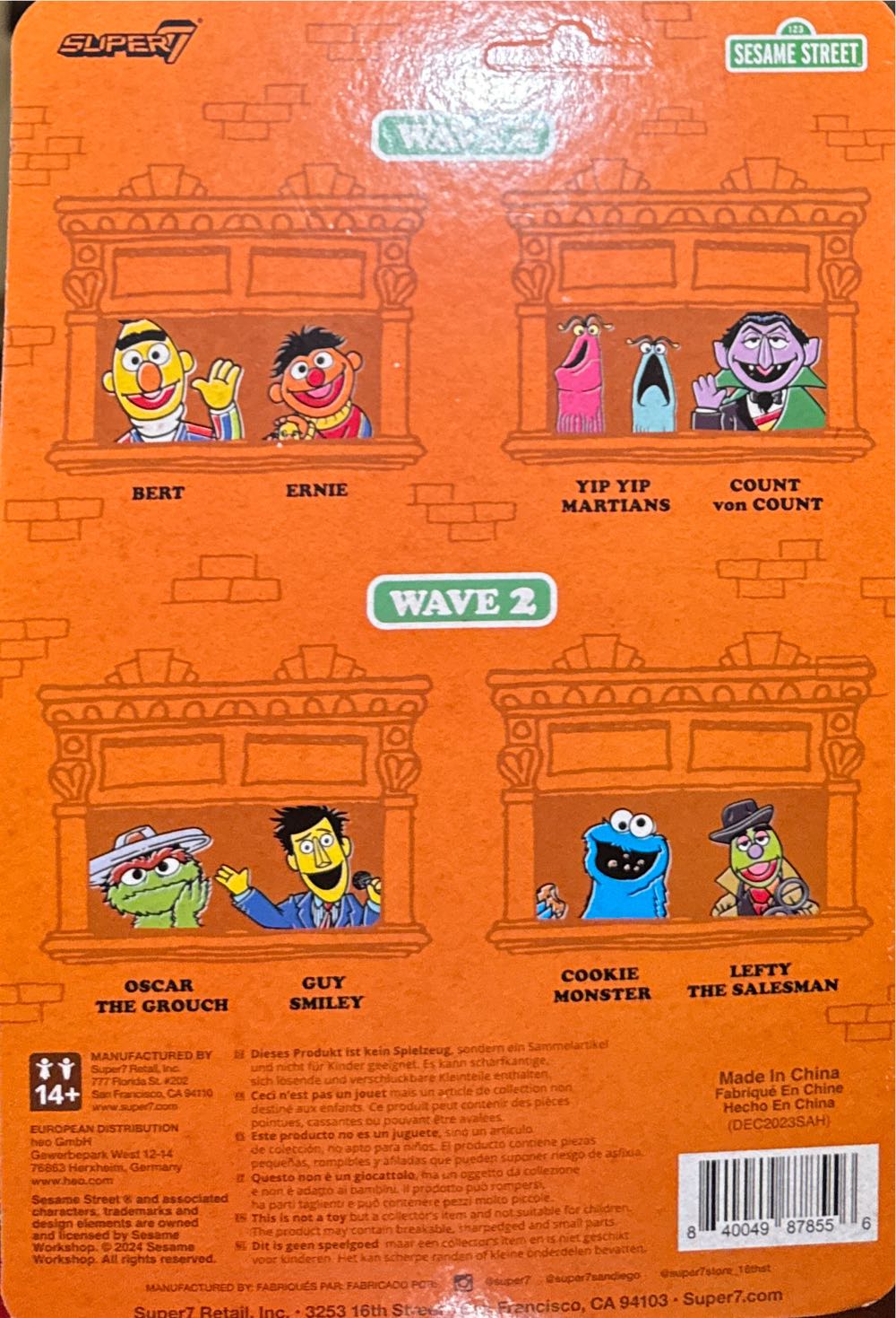 Oscar the Grouch - Seasame Street vinyl figure collectible [Barcode 840049878556] - Main Image 2