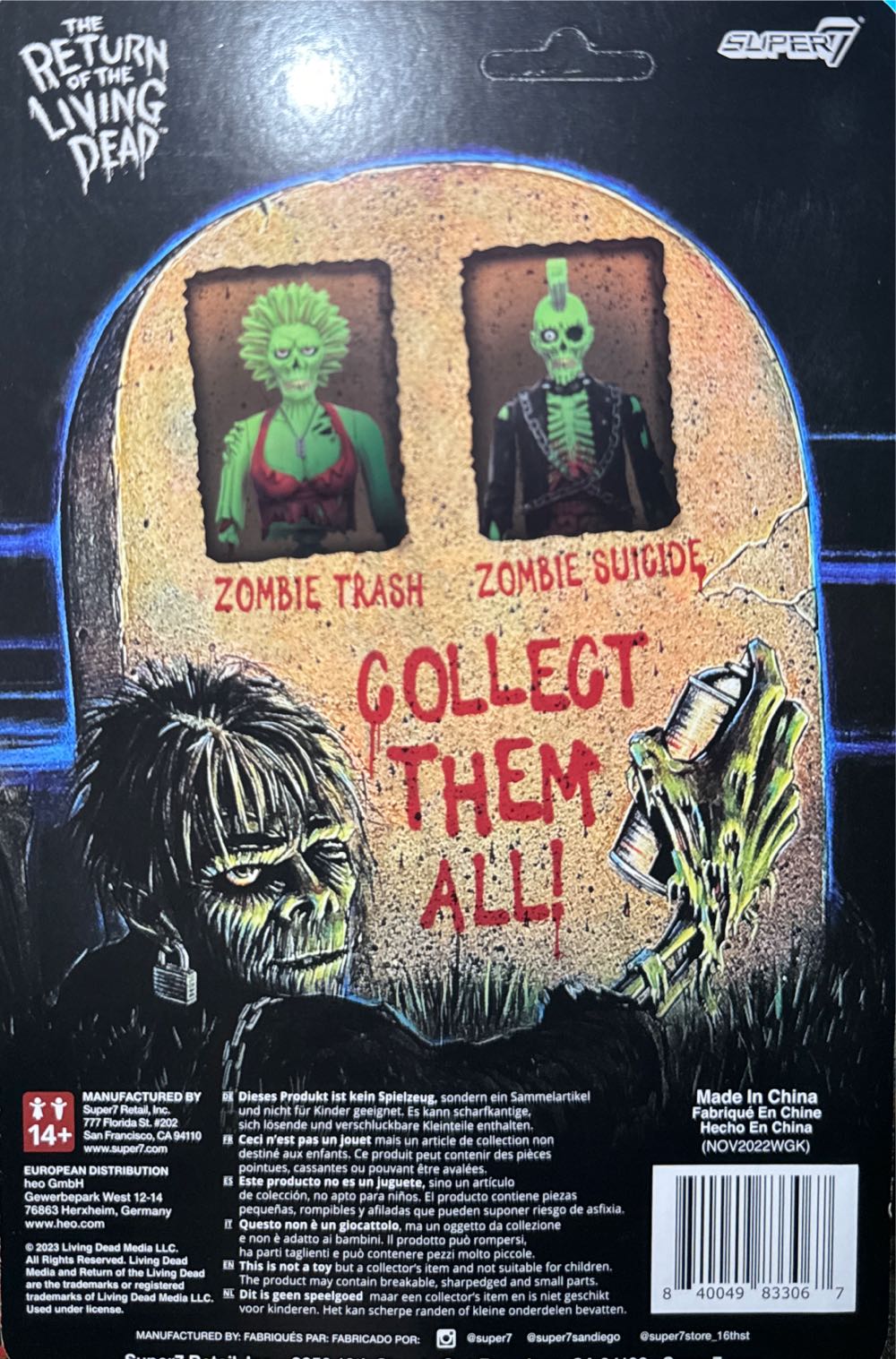 Suicide  vinyl figure collectible [Barcode 840049833067] - Main Image 2