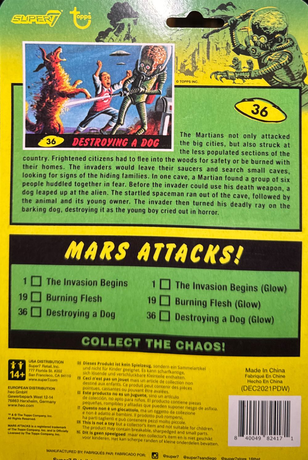 Destroying A Dog  vinyl figure collectible [Barcode 840049824171] - Main Image 2