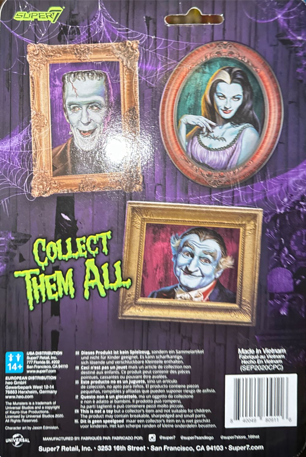Lily Munster  vinyl figure collectible [Barcode 840049809116] - Main Image 2