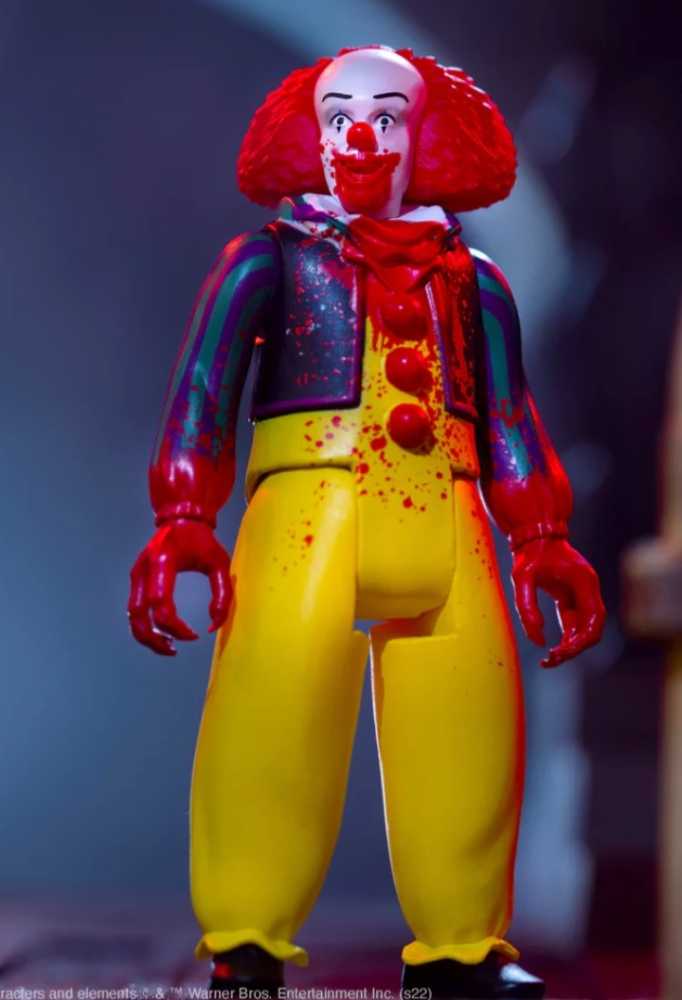 IT Pennywise Blood Splatter Monster Super7 - It vinyl figure collectible [Barcode 840049824003] - Main Image 4