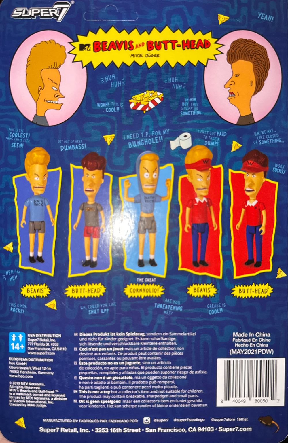 Beavis - Beavis and Butt-Head vinyl figure collectible [Barcode 840049800502] - Main Image 2