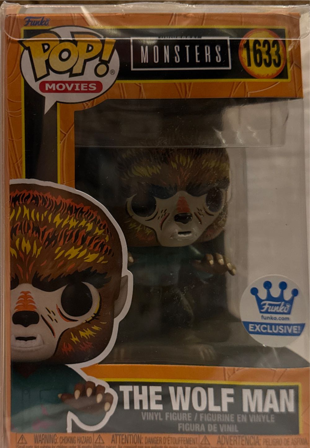 The Wolf Man - Universal Monsters vinyl figure collectible [Barcode 889698819398] - Main Image 3