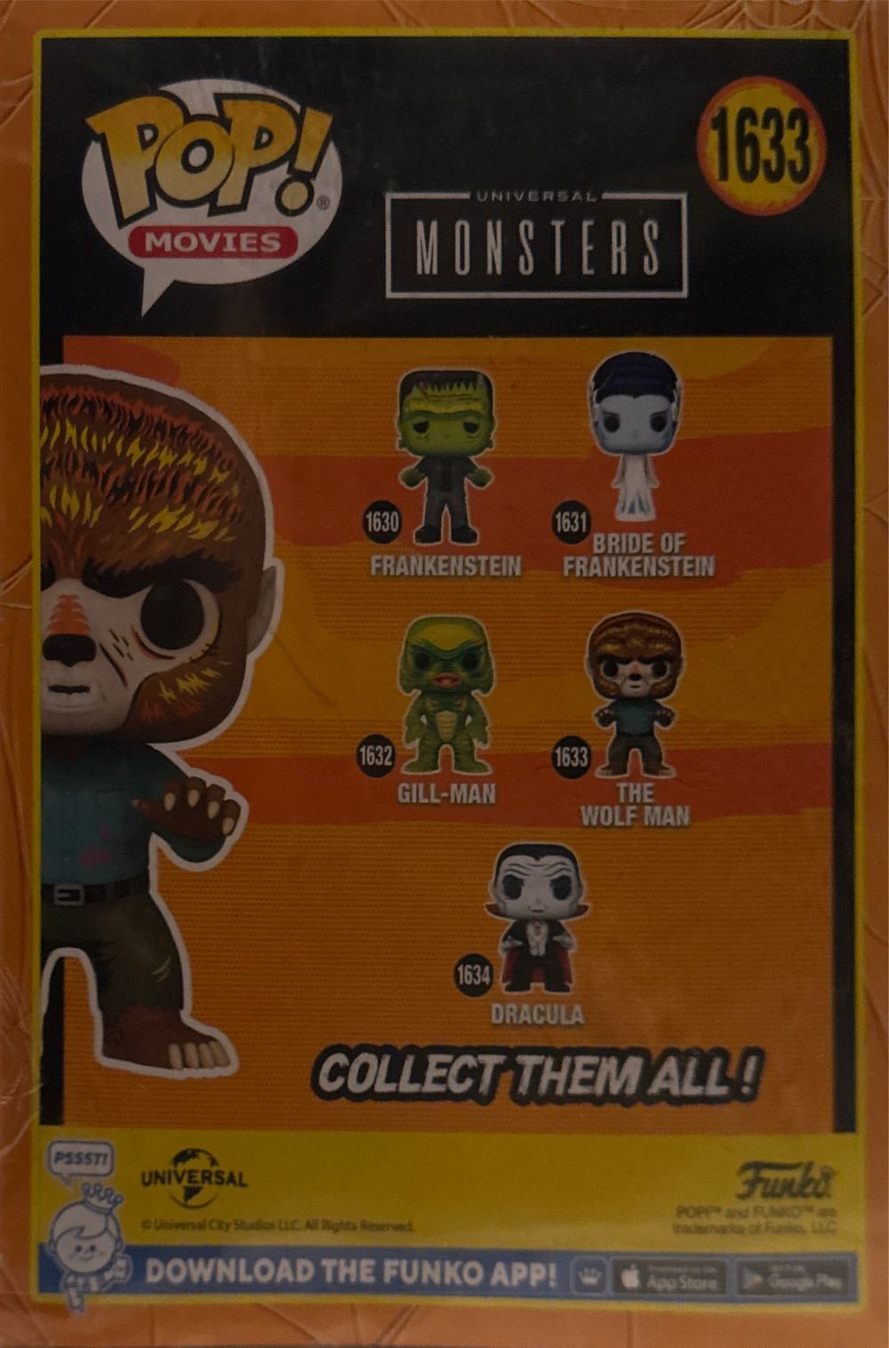 The Wolf Man - Universal Monsters vinyl figure collectible [Barcode 889698819398] - Main Image 4