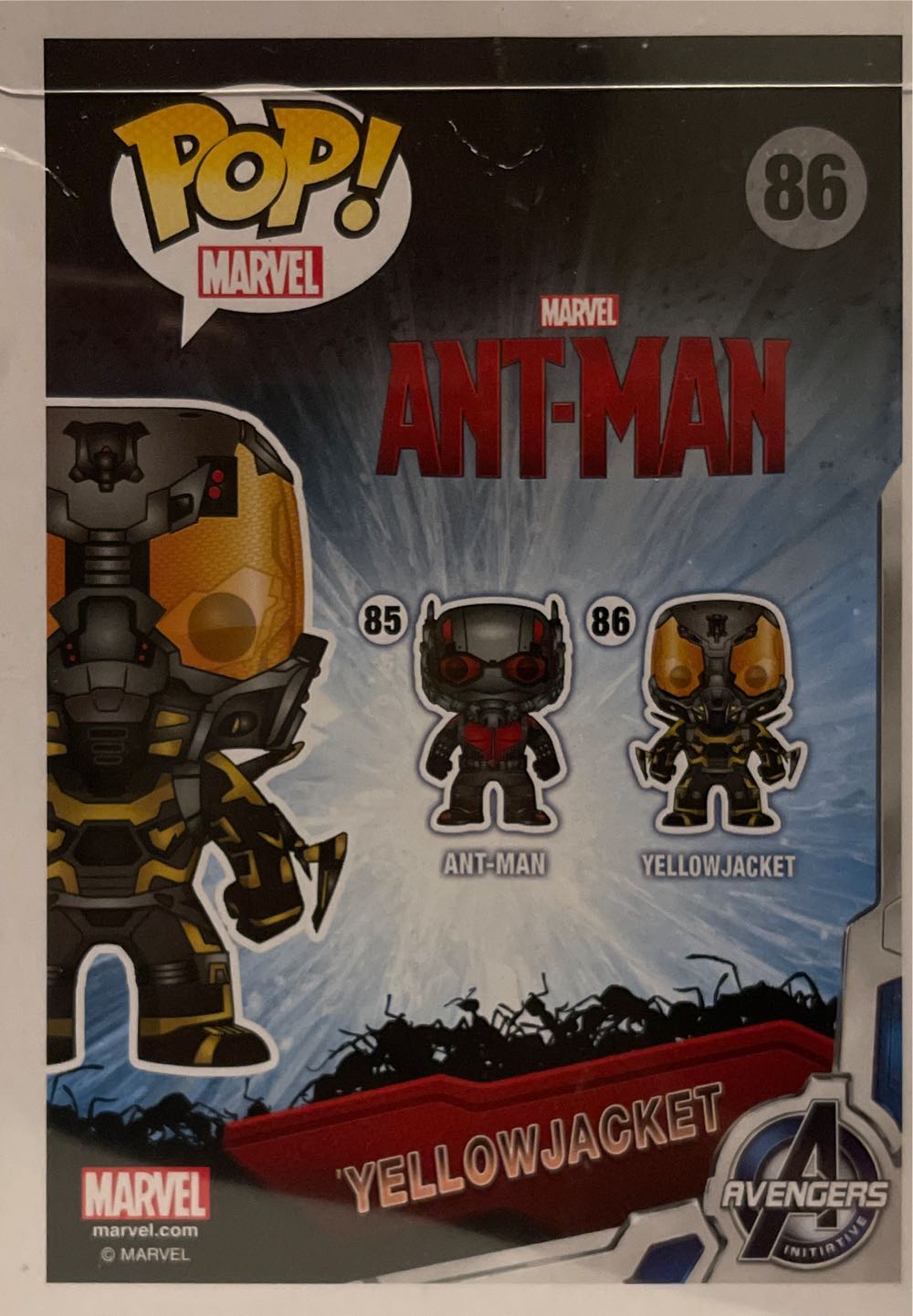 Yellow Jacket - Marvel Universe vinyl figure collectible [Barcode 085053558906] - Main Image 3