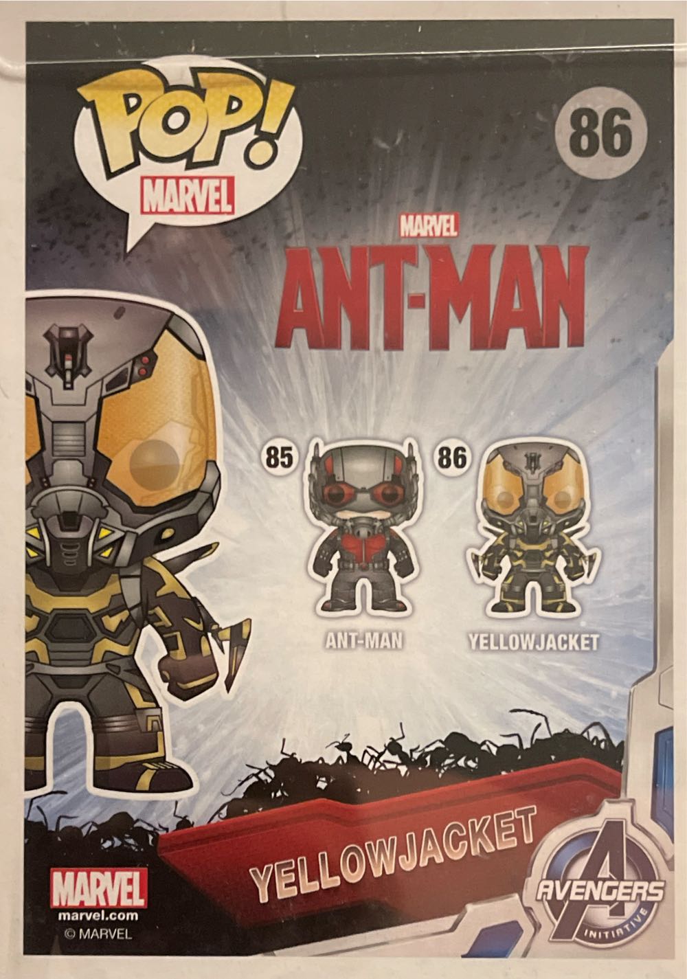 Yellow Jacket - Marvel Universe vinyl figure collectible [Barcode 849803062033] - Main Image 3
