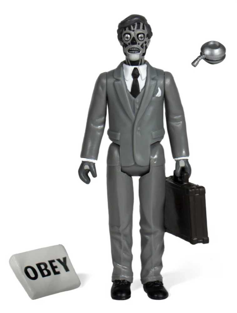 Super7 They Live Male Alien Black And White  - They Live vinyl figure collectible [Barcode 840049805231] - Main Image 3