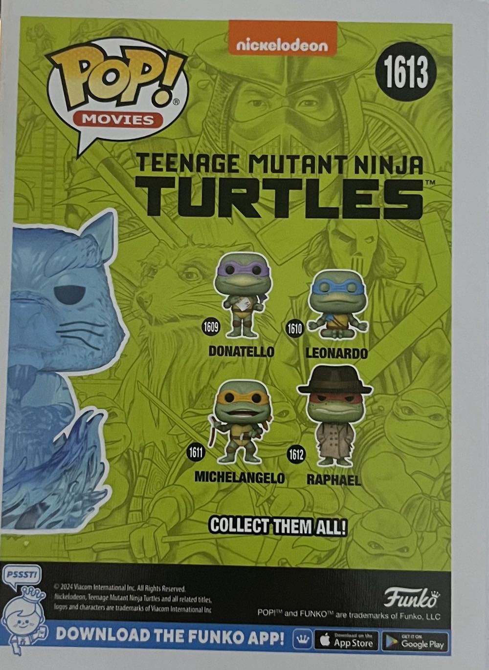 Funko Pop! Vinyl: Teenage Mutant Ninja Turtles Splinter # Target Exclusive Tmnt Target... Pop Spirit New 1990 - Teenage Mutant Ninja Turtles vinyl figure collectible [Barcode 889698786522] - Main Image 4