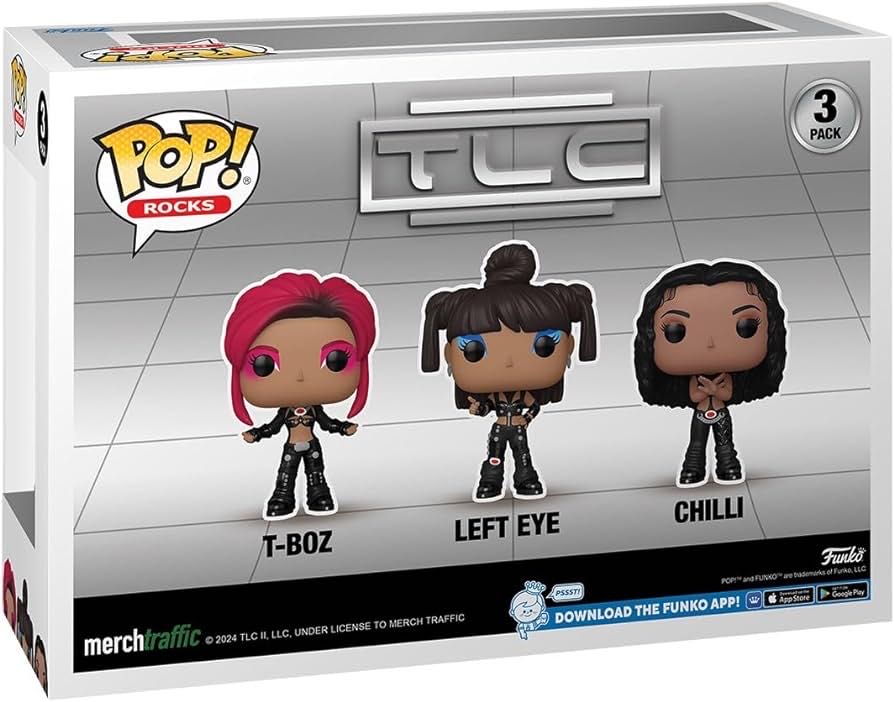 TLC: T-Boz / Left Eye / Chilli  vinyl figure collectible [Barcode 889698797092] - Main Image 2