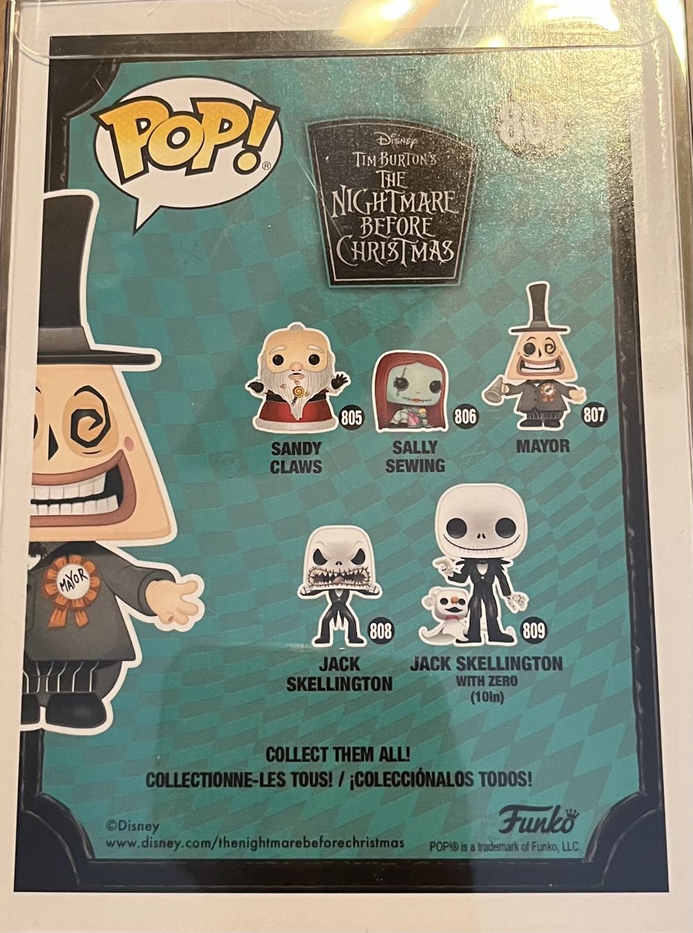 Mayor (Chase) - The Nightmare Before Christmas vinyl figure collectible [Barcode 889698481816] - Main Image 4