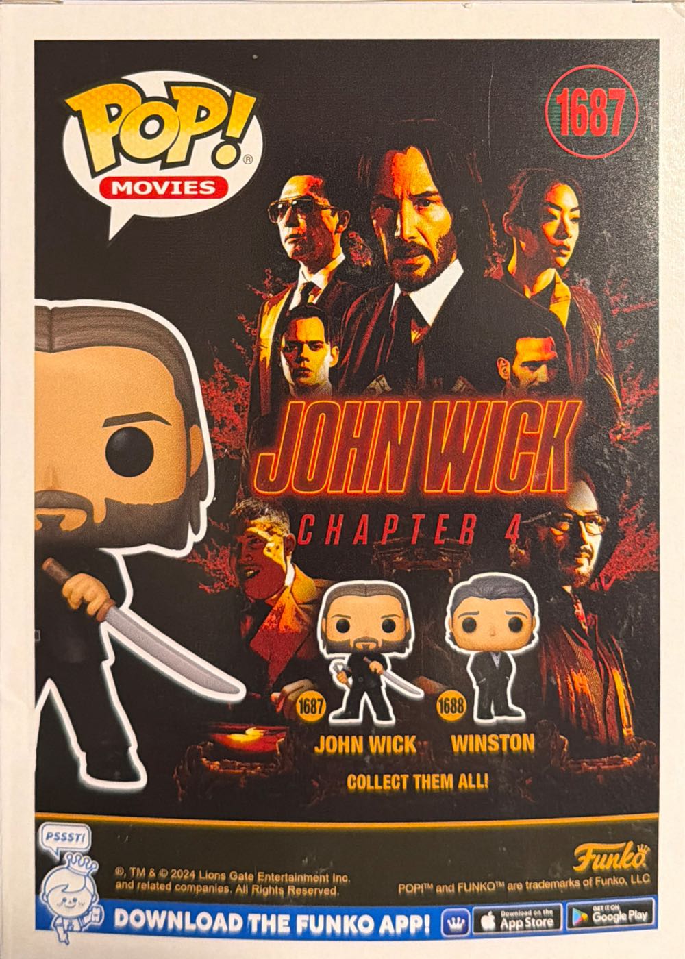 John Wick  vinyl figure collectible [Barcode 889698761031] - Main Image 4