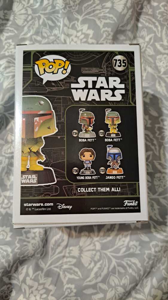 Boba Fett - Star Wars vinyl figure collectible [Barcode 889698827232] - Main Image 2