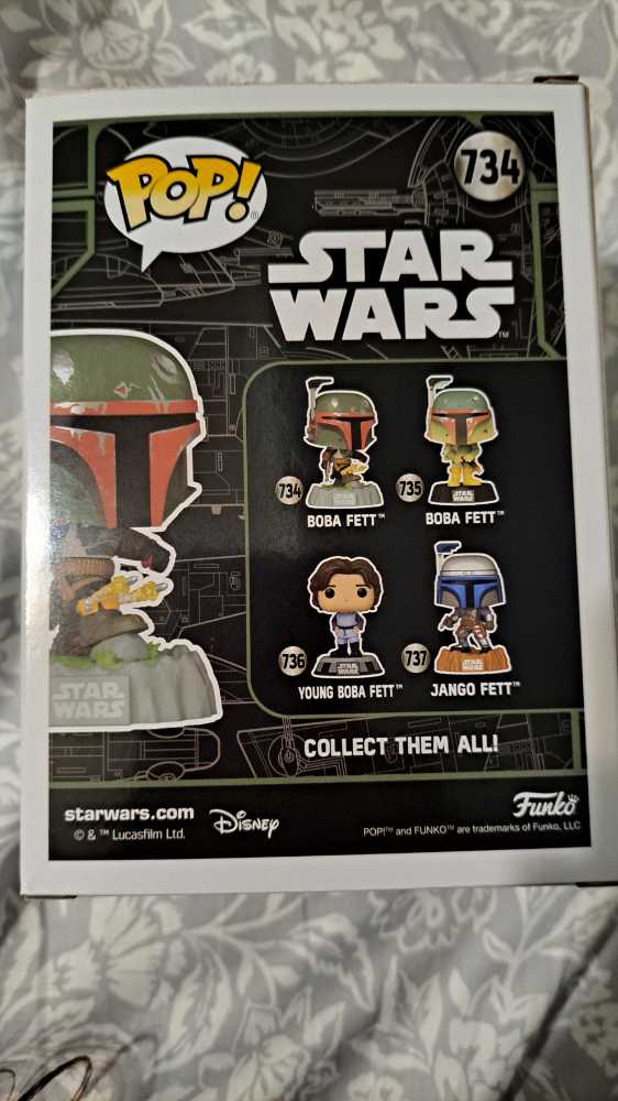 Boba Fett (stance) - Star Wars: Bounty Hunters vinyl figure collectible [Barcode 889698827225] - Main Image 2