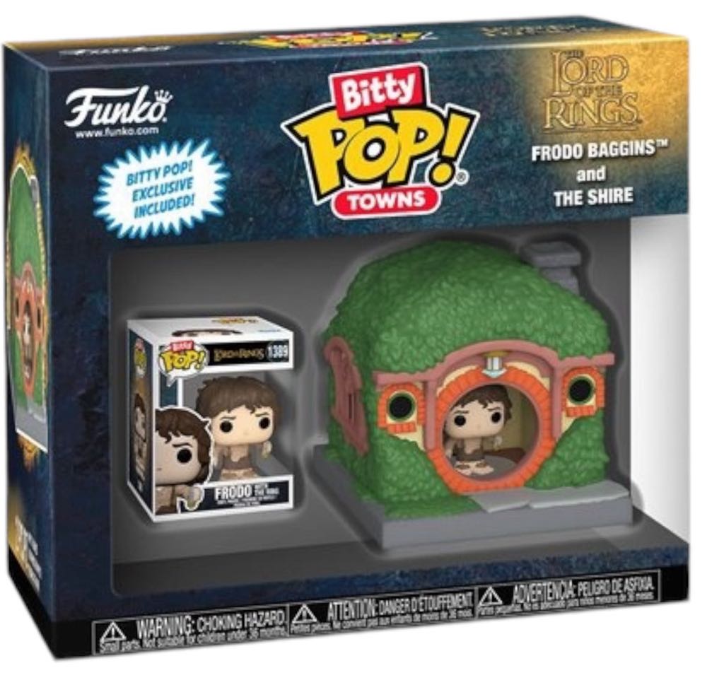 Bitty Pop! Town: The Lord Of The Rings Frodo Baggins And The Shire - The Lord of the Rings vinyl figure collectible [Barcode 889698836852] - Main Image 2