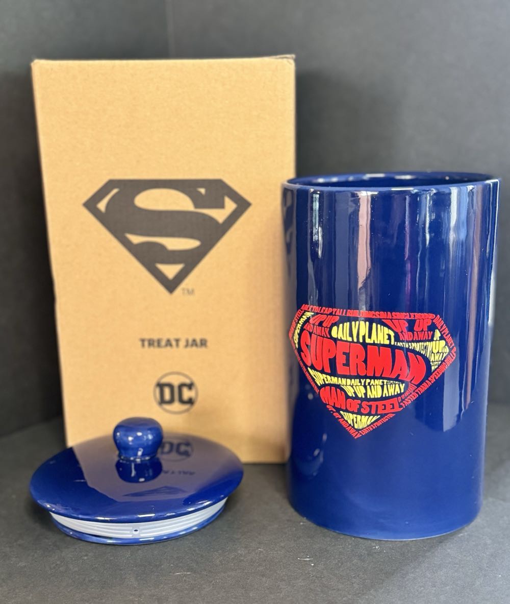 Superman Ceramic Treat Jar  vinyl figure collectible - Main Image 2