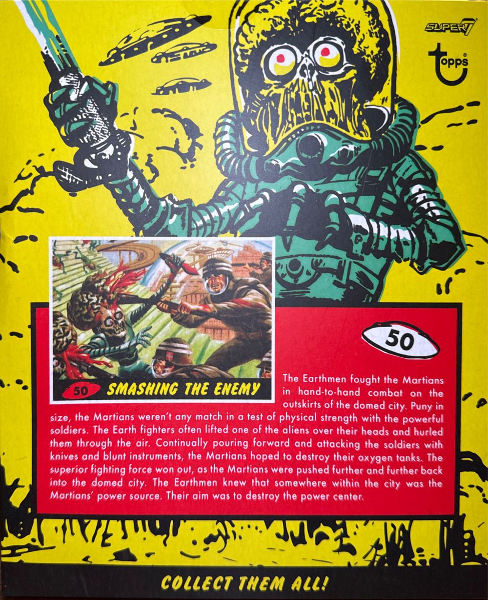 Martian - Mars Attacks! vinyl figure collectible [Barcode 840049834392] - Main Image 2