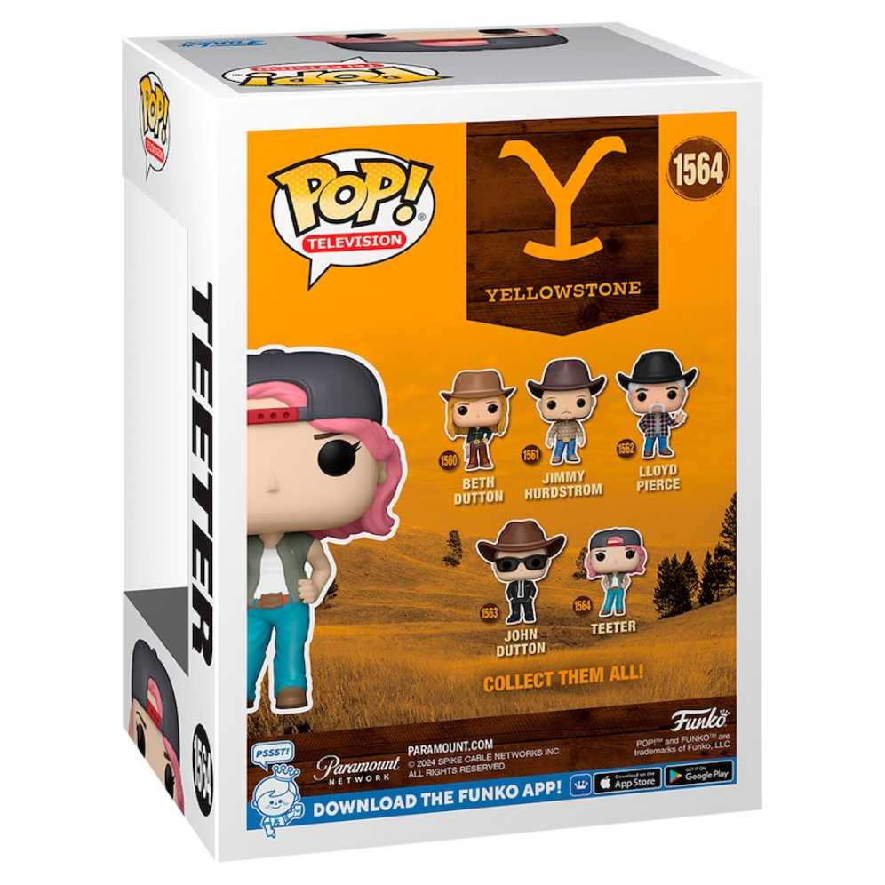 Yellowstone: Teeter  vinyl figure collectible [Barcode 889698801805] - Main Image 4