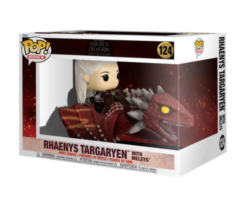 Rhaenys Targaryen (with Meleys) - Games of Thrones vinyl figure collectible [Barcode 889698797191] - Main Image 2