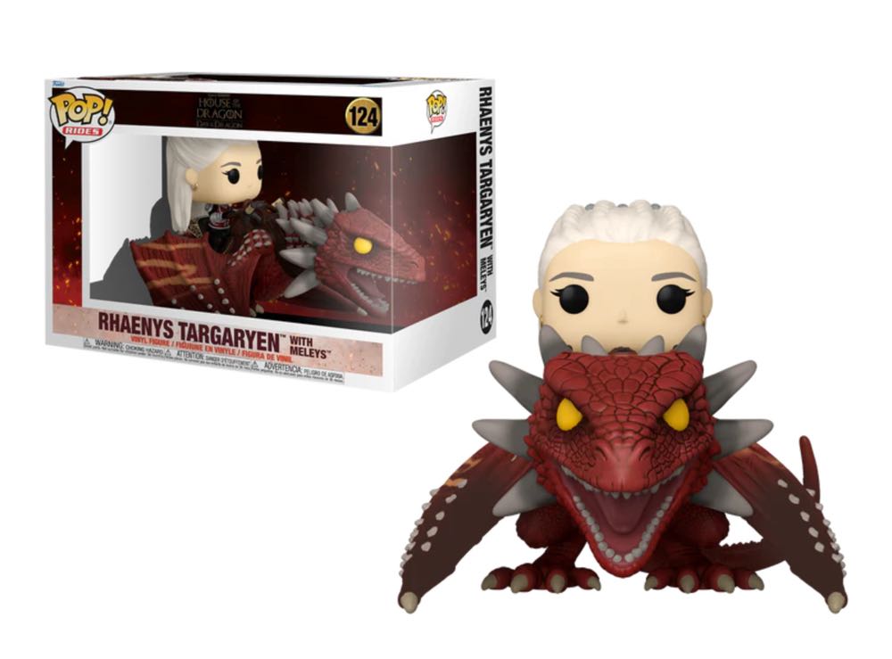 Rhaenys Targaryen (with Meleys) - Games of Thrones vinyl figure collectible [Barcode 889698797191] - Main Image 3