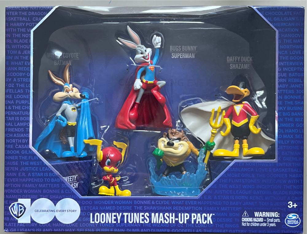 Dc Comics Looney Tunes Mash-up Pack Limited Edition Wb 100 Yrs Anniversary 5 Looney Tunes X Dc Figures 4-inch Superhero Kids Toys For Boys & Girls  vinyl figure collectible [Barcode 778988403709] - Main Image 2