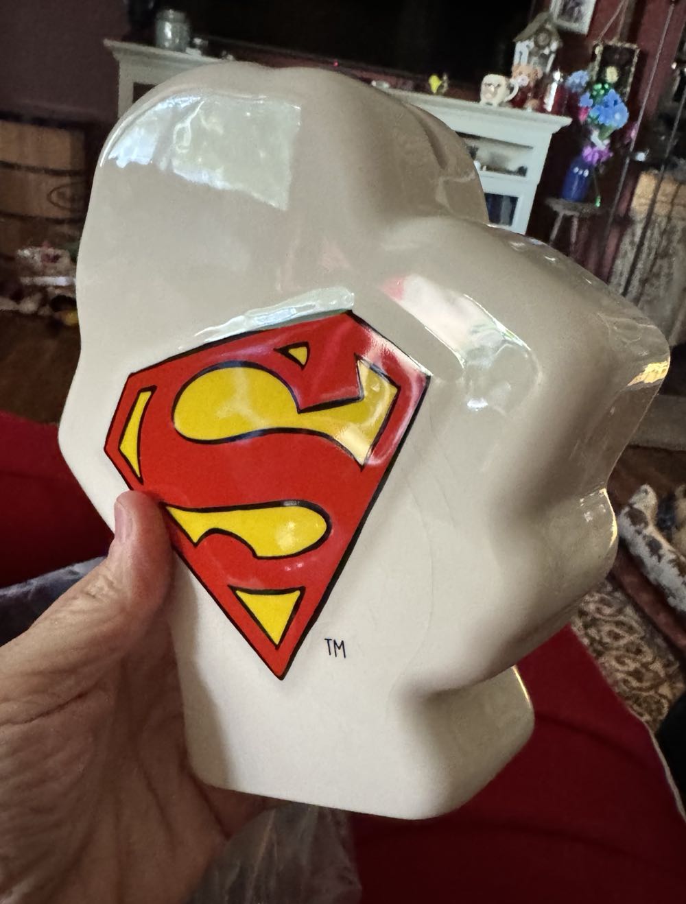 Dc Comics Superfriends Superman Coin Bank 7.48 Inch Multicolor  vinyl figure collectible [Barcode 028399139705] - Main Image 4