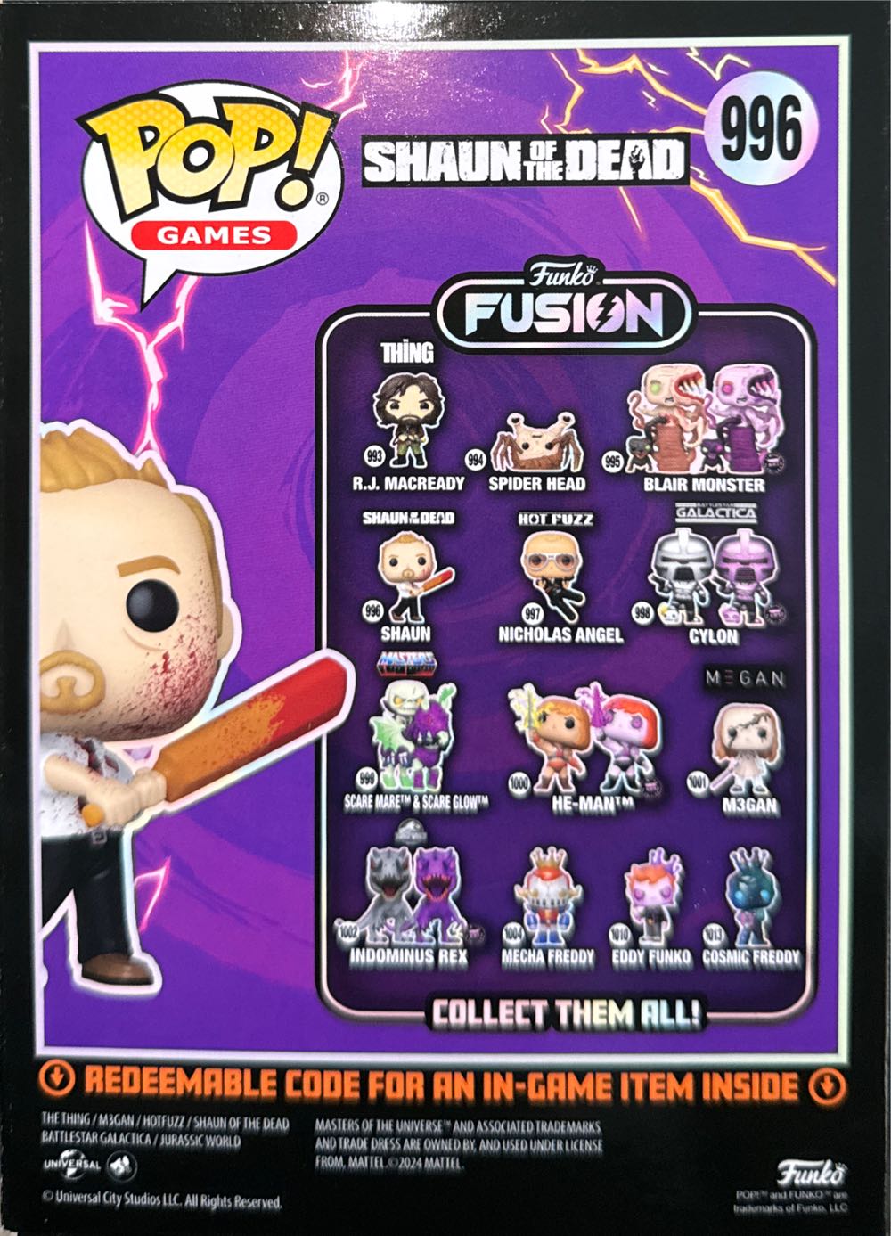 Funko Fusion -996- Shaun - Shaun of the Dead vinyl figure collectible [Barcode 889698830669] - Main Image 3