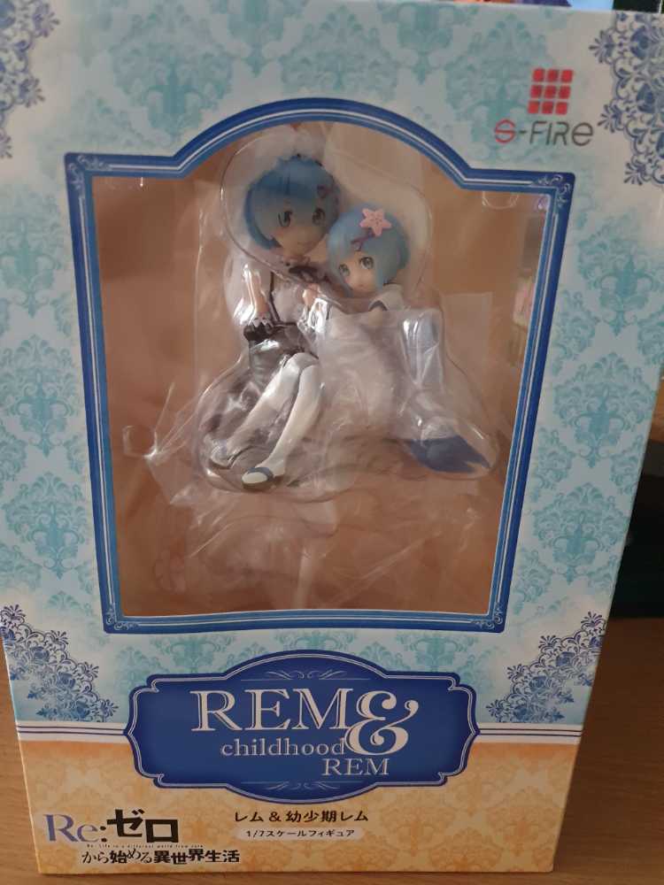 Re:zero Starting Life In Another World Rem & Childhood Rem 1:7 Scale Pvc Figure  vinyl figure collectible [Barcode 4580779515081] - Main Image 2