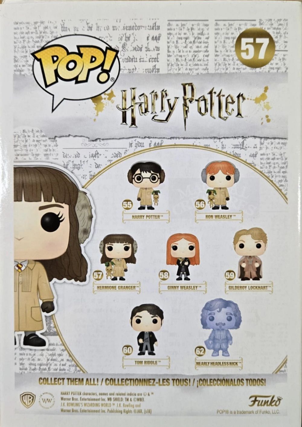 Hermione Granger - Harry Potter vinyl figure collectible [Barcode 889698295024] - Main Image 3