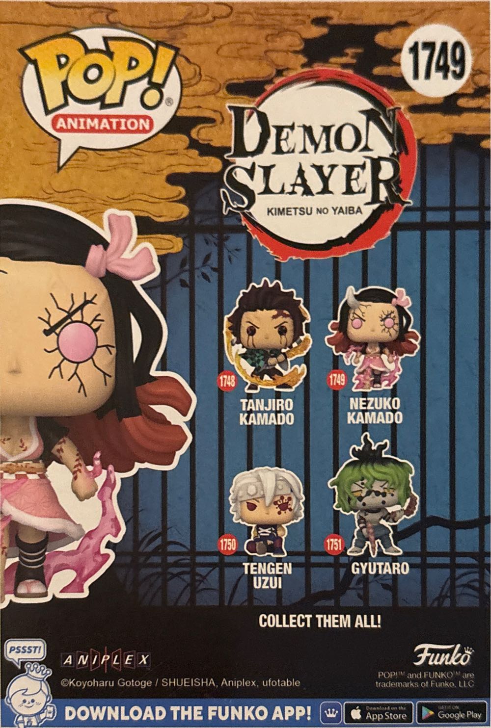 Demon Slayer: Nezuko Kamado, #1749 - Demon Slayer vinyl figure collectible [Barcode 889698803335] - Main Image 3