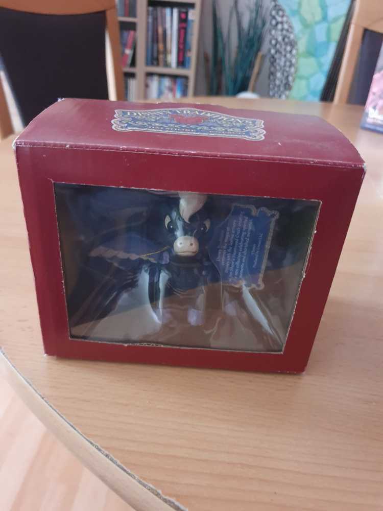 Enesco Disney Traditions By Jim Shore Fantasia Pegasus Figurine 3.1” Black  vinyl figure collectible [Barcode 045544955997] - Main Image 2