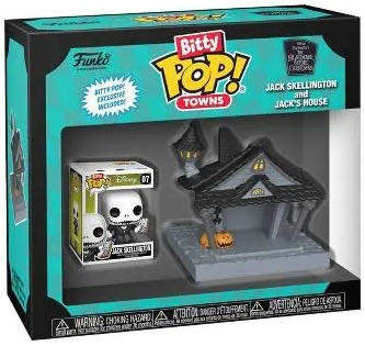 TheNightmare Before Christmas Bitty Pop Jack & Jack House  - The Nightmare Before Christmas vinyl figure collectible [Barcode 889698836838] - Main Image 2