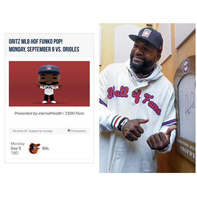 David Ortiz HOF  vinyl figure collectible [Barcode 889698824637] - Main Image 4