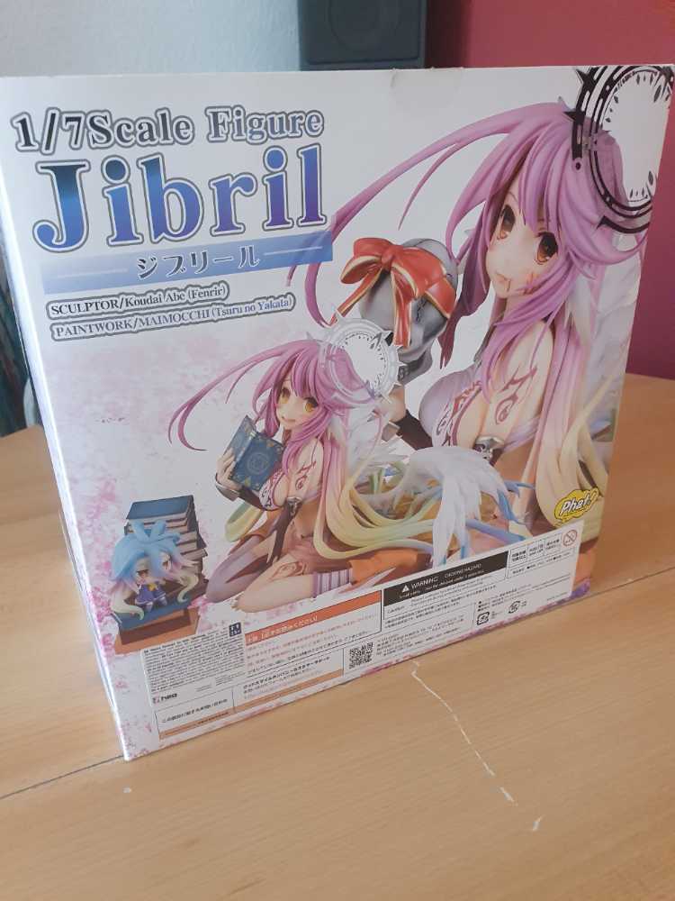 Game No Game Jibril Life 1 7 Pvc Scale Company Phat 지브릴 노 – ノーゲーム・ノーライフ  vinyl figure collectible [Barcode 4560308574994] - Main Image 3