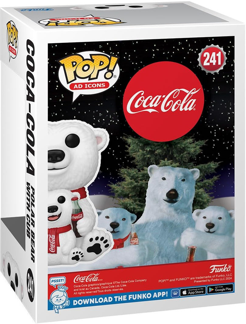 Polar Bear with Cub - Coca-Cola vinyl figure collectible [Barcode 889698810630] - Main Image 2