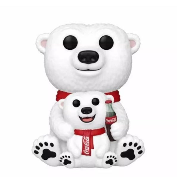 Polar Bear with Cub - Coca-Cola vinyl figure collectible [Barcode 889698810630] - Main Image 3