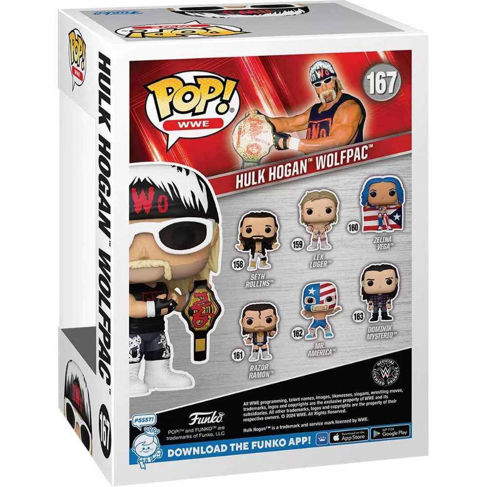Hulk Hogan Wolfpac - WWE vinyl figure collectible [Barcode 889698796248] - Main Image 2