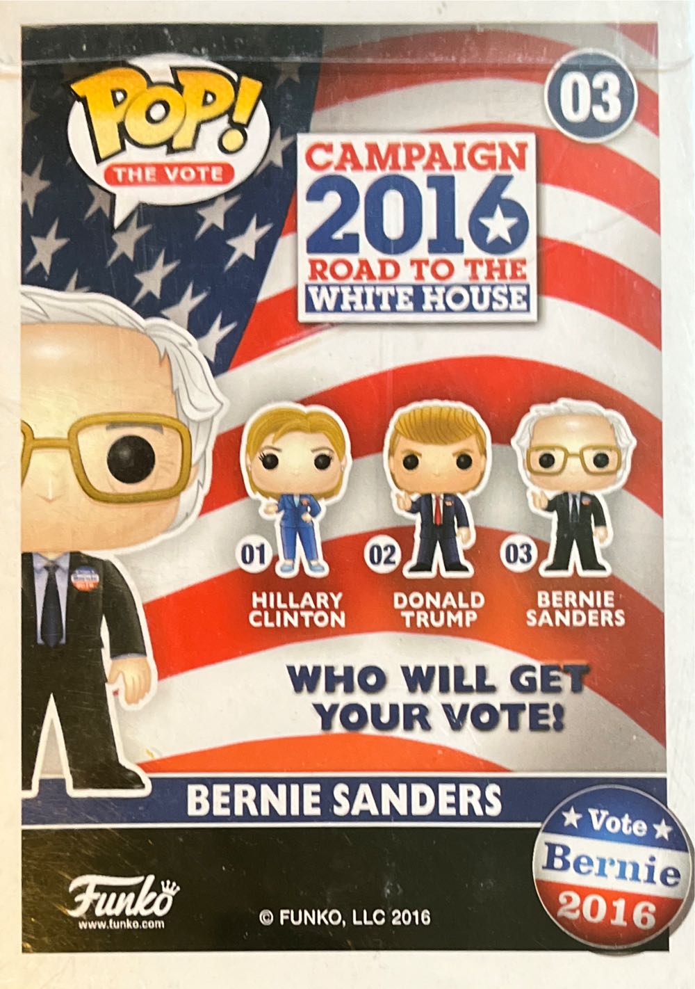 Bernie Sanders  vinyl figure collectible - Main Image 3