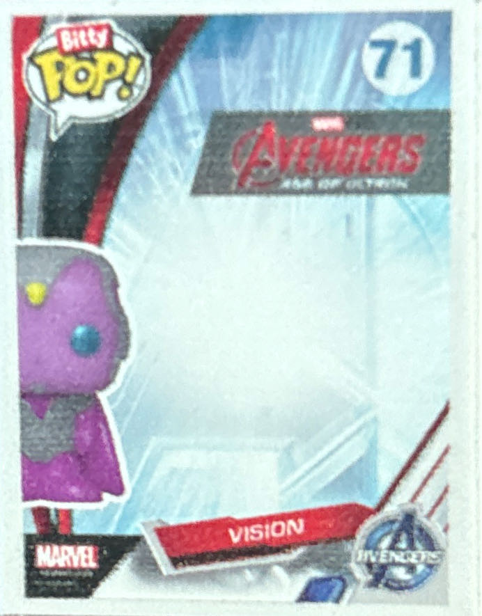 BPop Marvel TIS: 71 Vision - Funko vinyl figure collectible [Barcode 889698811194] - Main Image 3