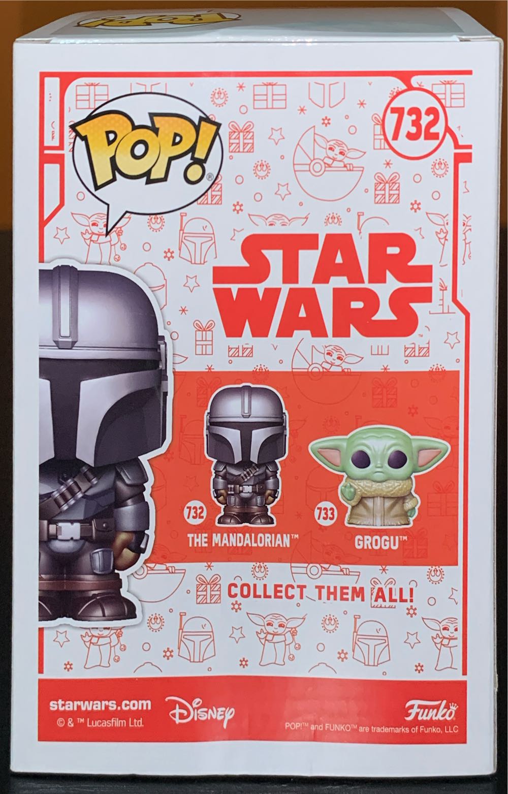 732 Mandalorian, The (Valentine) - Star Wars vinyl figure collectible [Barcode 889698799348] - Main Image 3