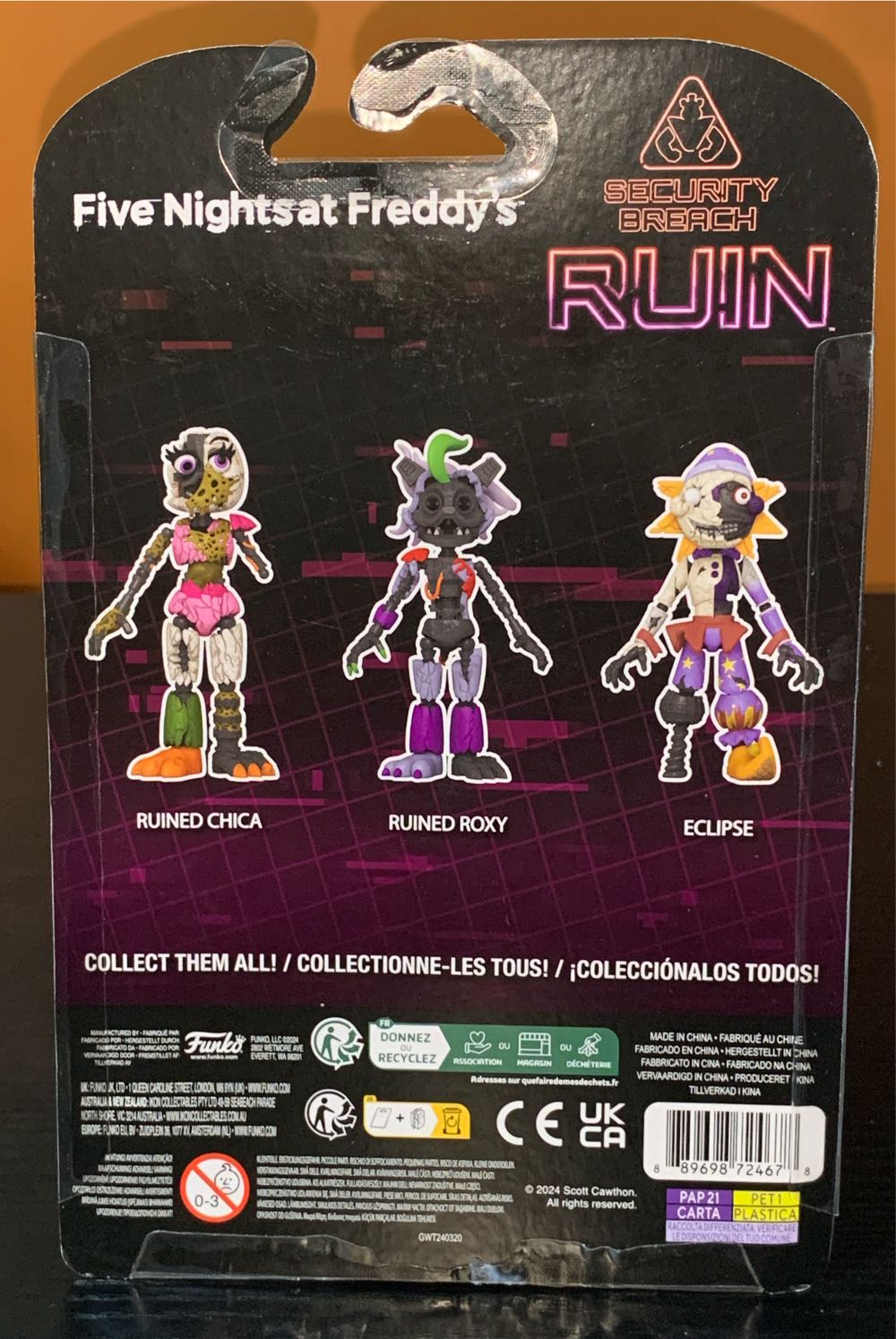 Ruined Chica -(five nights at freddy’s) F.N.A.F. - FUNKOPOP by Funko - Five Nights at Freddy’s vinyl figure collectible [Barcode 889698724678] - Main Image 3