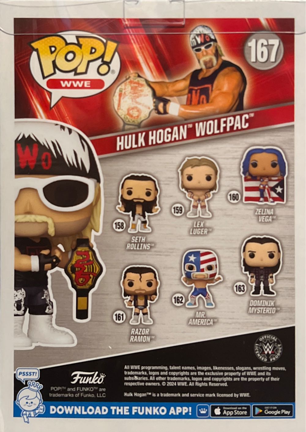Hulk Hogan Wolfpac - WWE vinyl figure collectible - Main Image 2