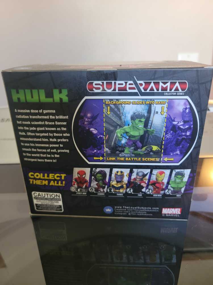 The Loyal Subjects Marvel Hulk Superama Multi-colored Standard  vinyl figure collectible [Barcode 850795008398] - Main Image 3