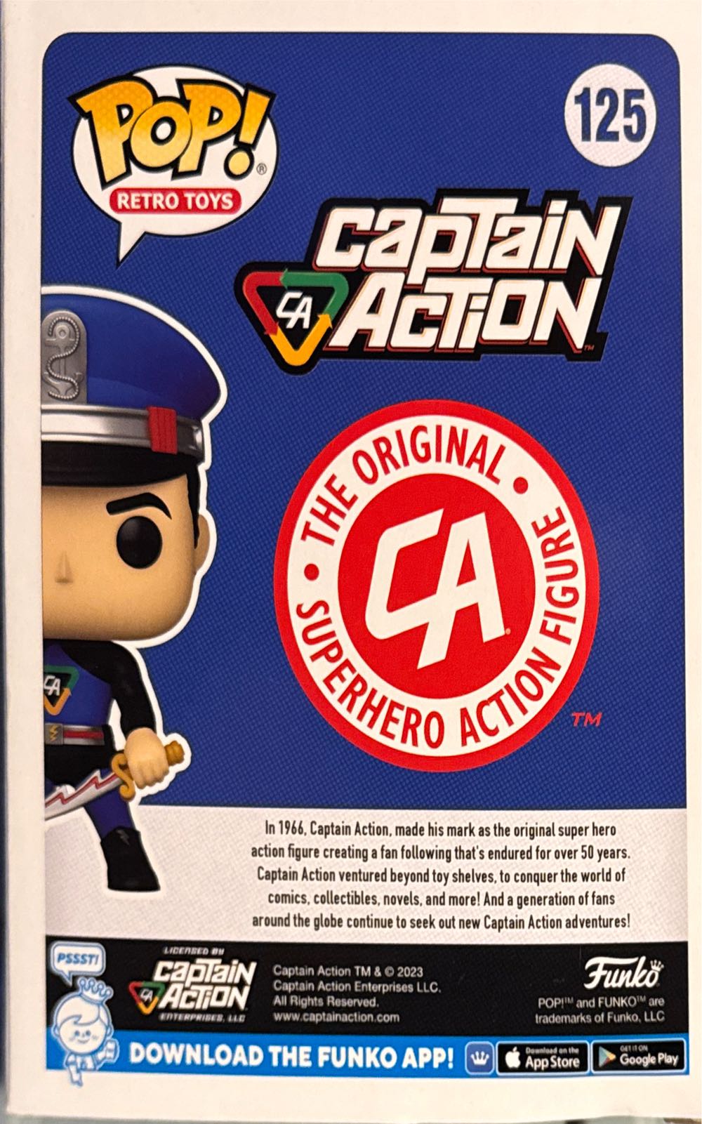 Captain Action  vinyl figure collectible [Barcode 889698674584] - Main Image 2