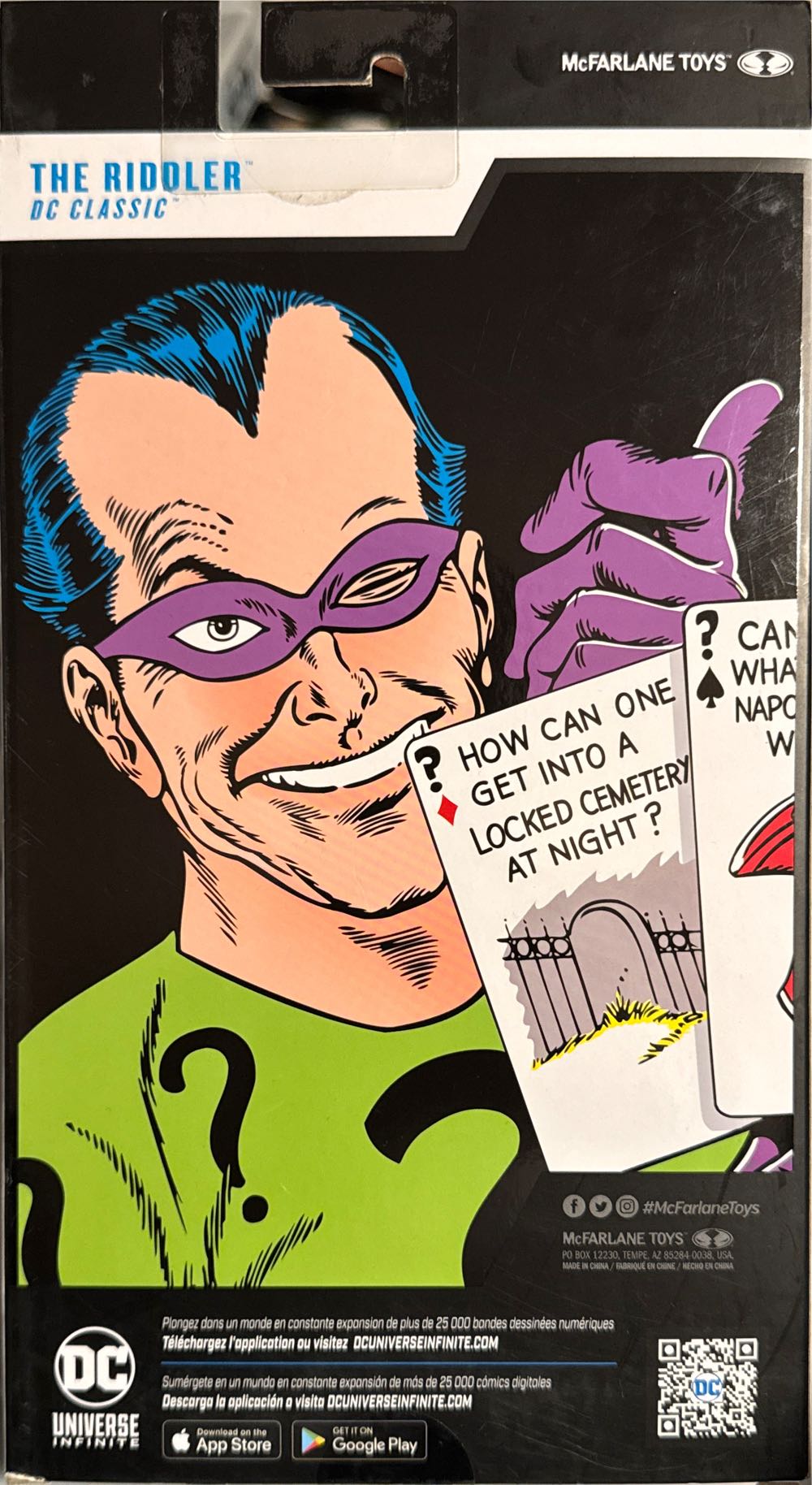 Mcfarlane Toys Dc Multiverse The Riddler Dc Classic 7in Action Figure  vinyl figure collectible [Barcode 787926170269] - Main Image 2