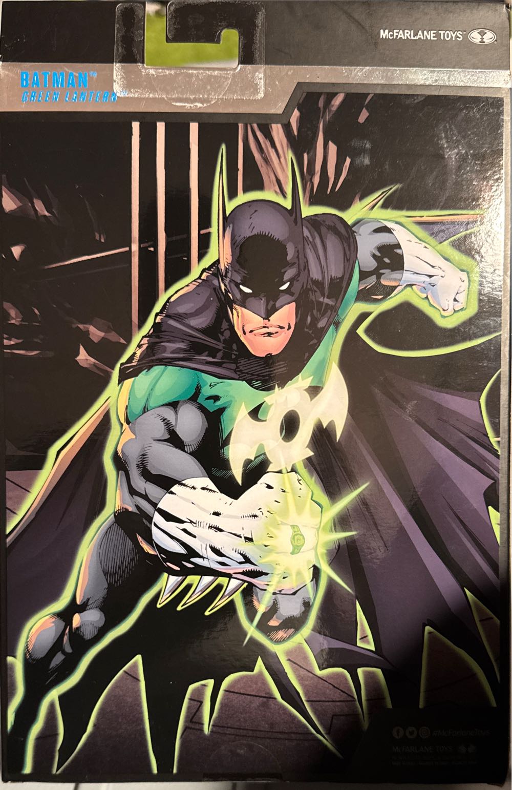 Mcfarlane Toys Dc Multiverse Batman As Green Lantern 7in Figure Mcfarlane Collector Edition #7  vinyl figure collectible [Barcode 787926171273] - Main Image 2
