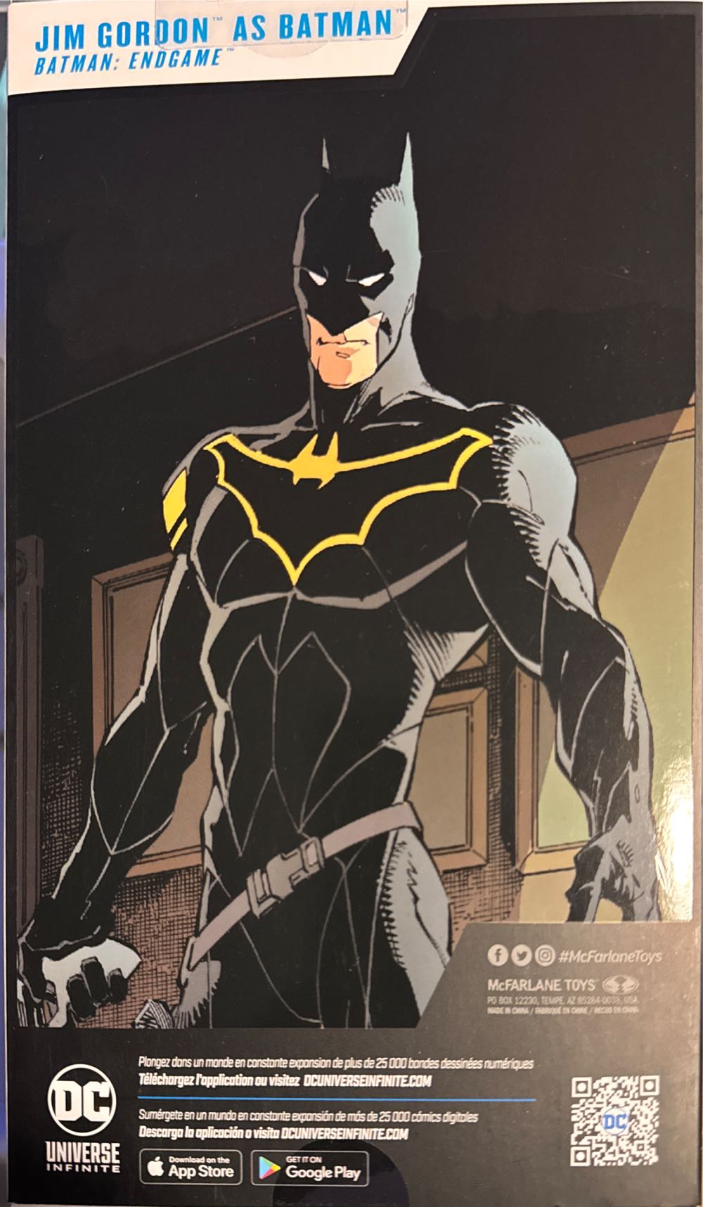Mcfarlane Toys Dc Multiverse Jim Gordon As Batman Batman: Endgame 7in Action Figure  vinyl figure collectible [Barcode 787926170283] - Main Image 2