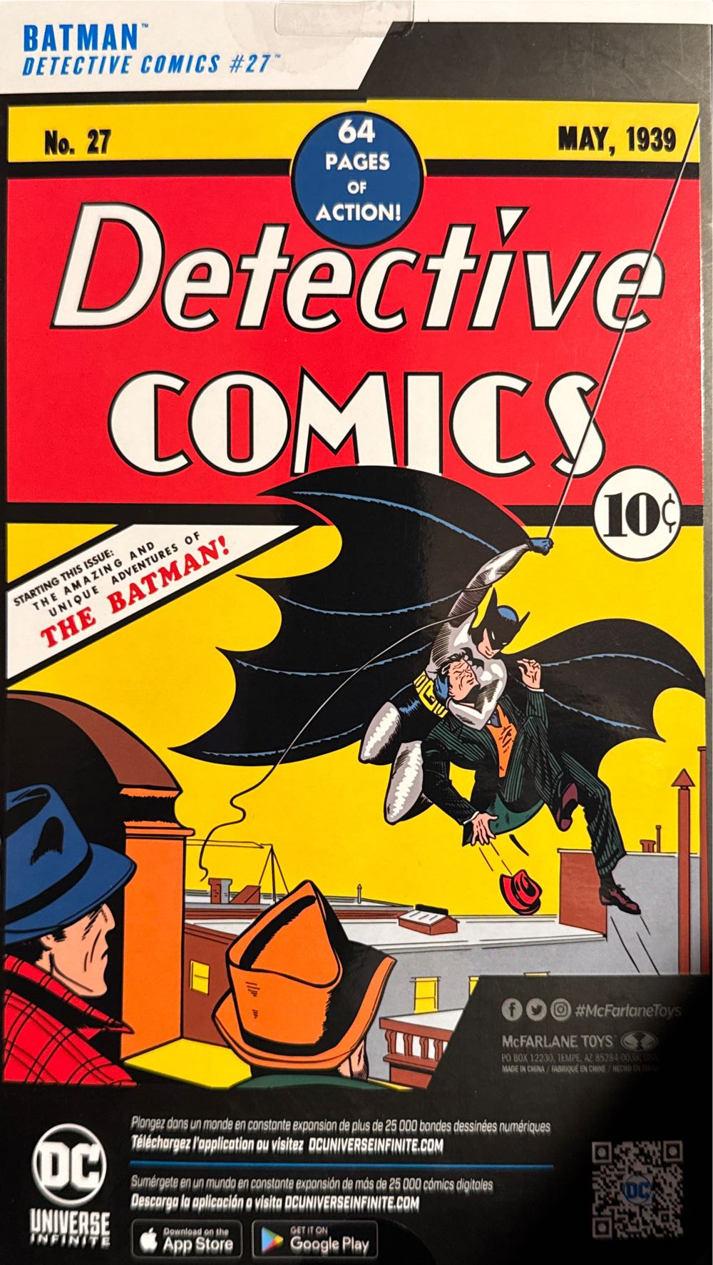 Mcfarlane Toys Dc Multiverse Batman Detective Comics #27 7in Action Figure - Batman vinyl figure collectible [Barcode 787926171044] - Main Image 2